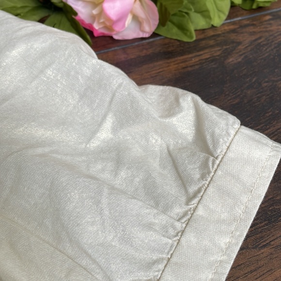 DKNY Pretty shimmer detail short sleeve top - Picture 3 of 5